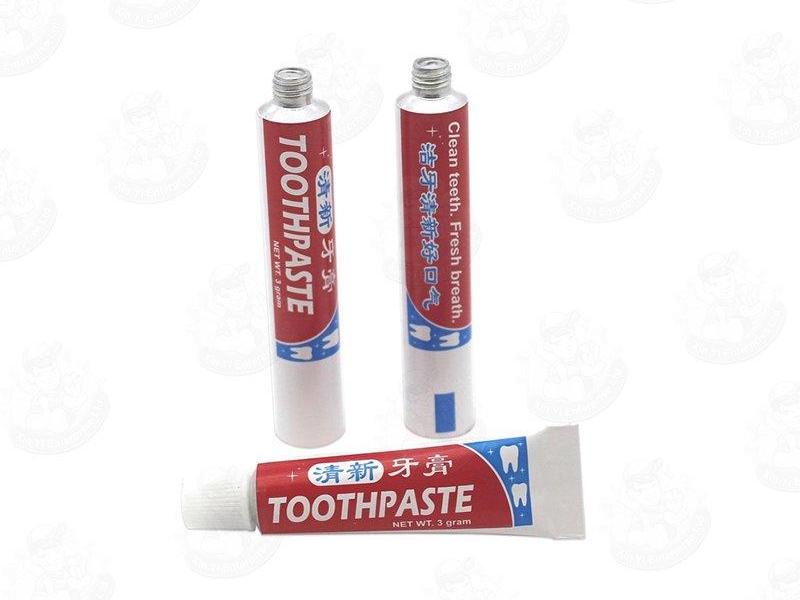 toothpaste tubes