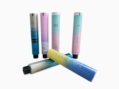 Gradient Ramp Color Aluminium Cosmetic Packaging Tubes